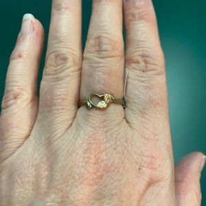 Heart with leaves Ring